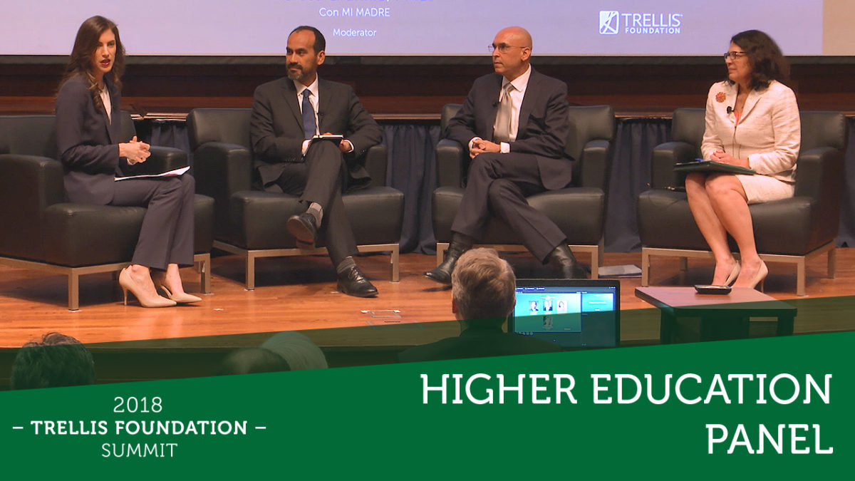 SummitHigherEducationPanel Trellis Foundation