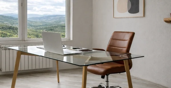 glass-desk-centered-in-middle-of-office